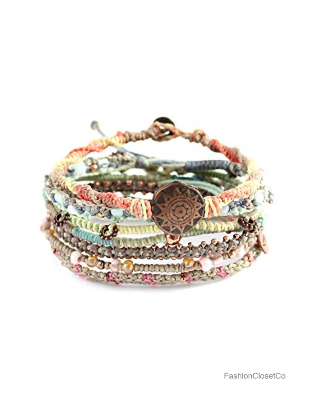 Handmade Boho Stackable Strand Bracelets for Women